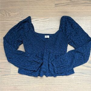 Hollister floral babydoll top